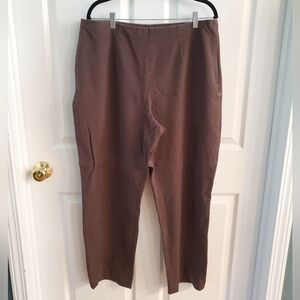 Eddie Bauer Brown Pants. Size 18. #SW